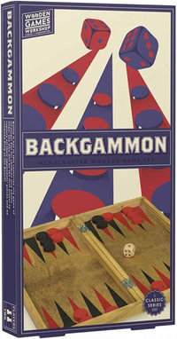 Wooden Games Workshop Backgammon : Traditional/Classic Wooden Family Board Game - Professor Puzzle