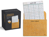 Library Card Jiggie Puzzle 85 Piece : Die-Cut 85-Piece Jigsaw - Gibbs Gibbs Smith